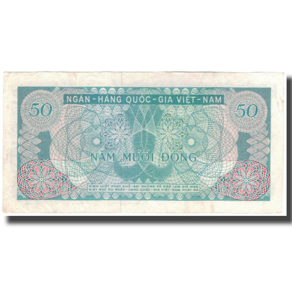 Banknote, South Viet Nam, 50 D<ox>ng, KM:25a, EF(40-45)
