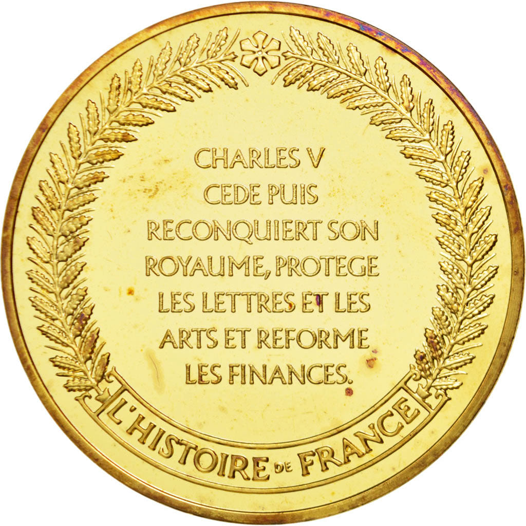 France, Medal, Charles V, Vermeil, MS(60-62)