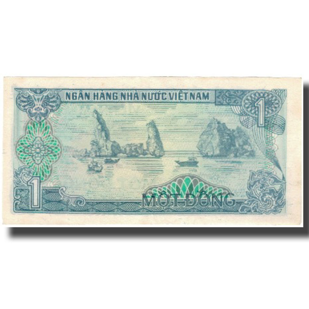 Banconote, Vietnam, 1 D<ox>ng, KM:90a, BB