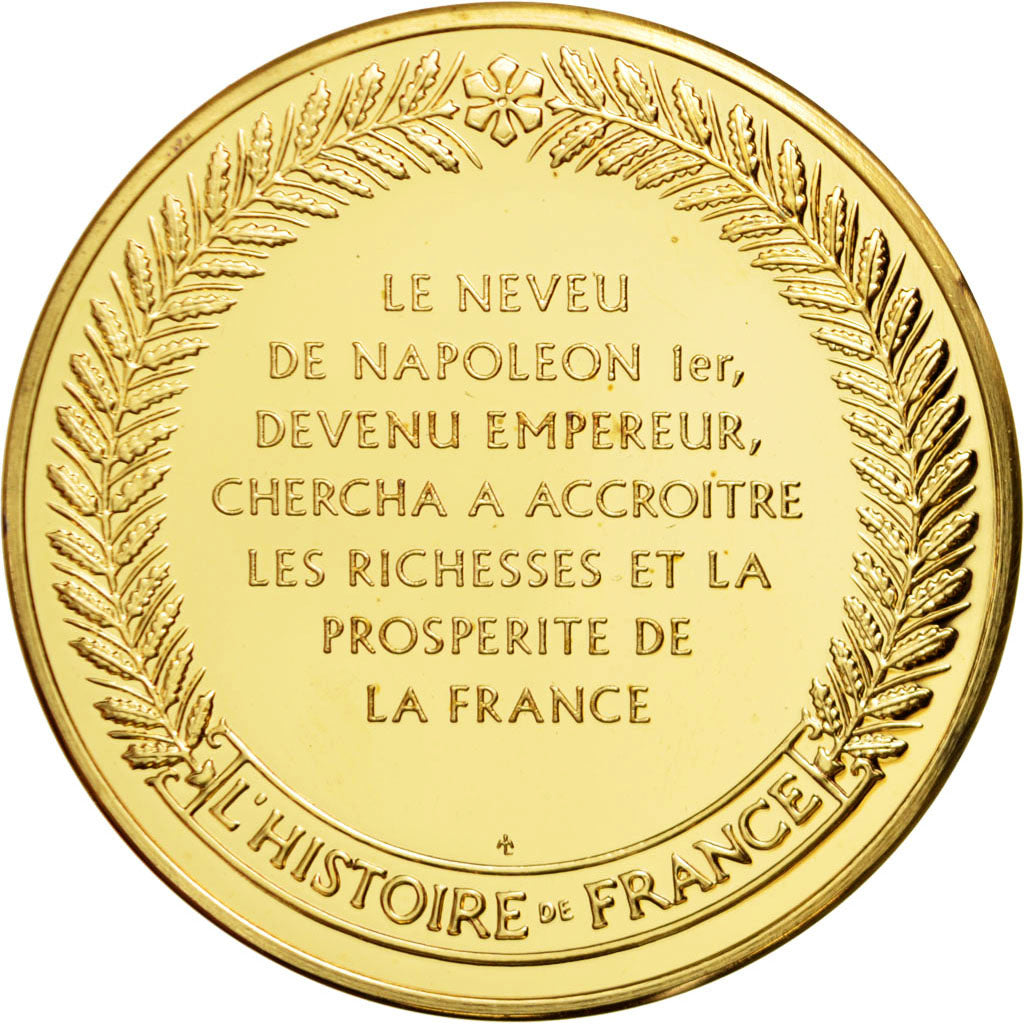 France, Medal, Second French Empire, Vermeil, MS(60-62)