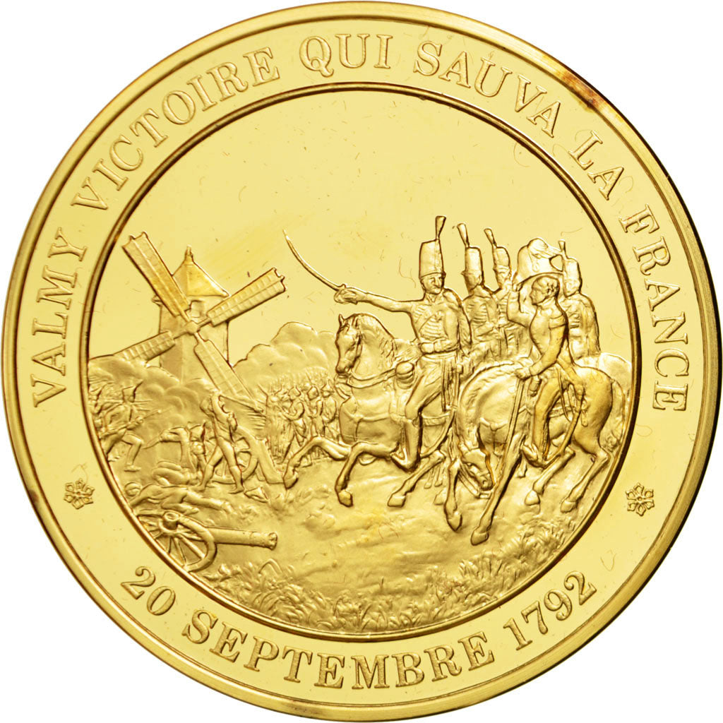 France, Medal, End of Monarchy, Vermeil, MS(60-62)