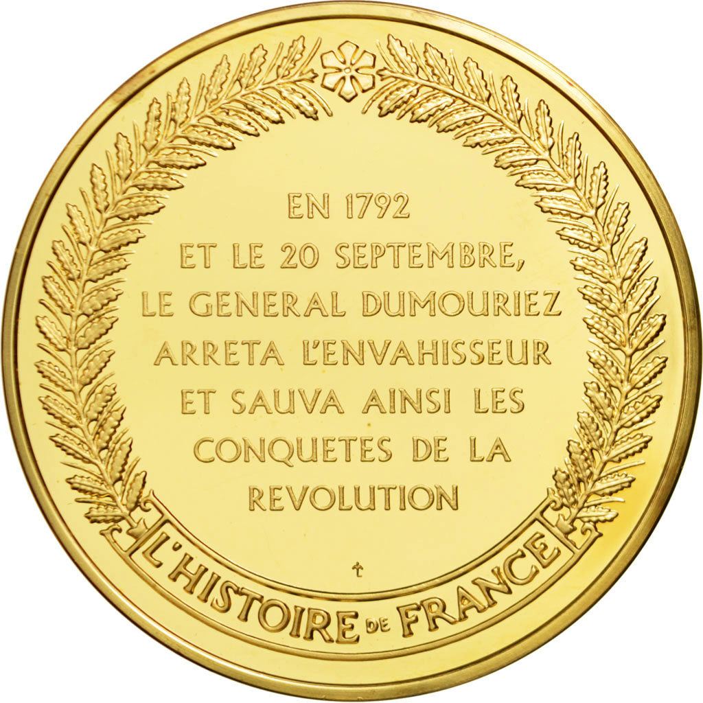 France, Medal, End of Monarchy, Vermeil, MS(60-62)