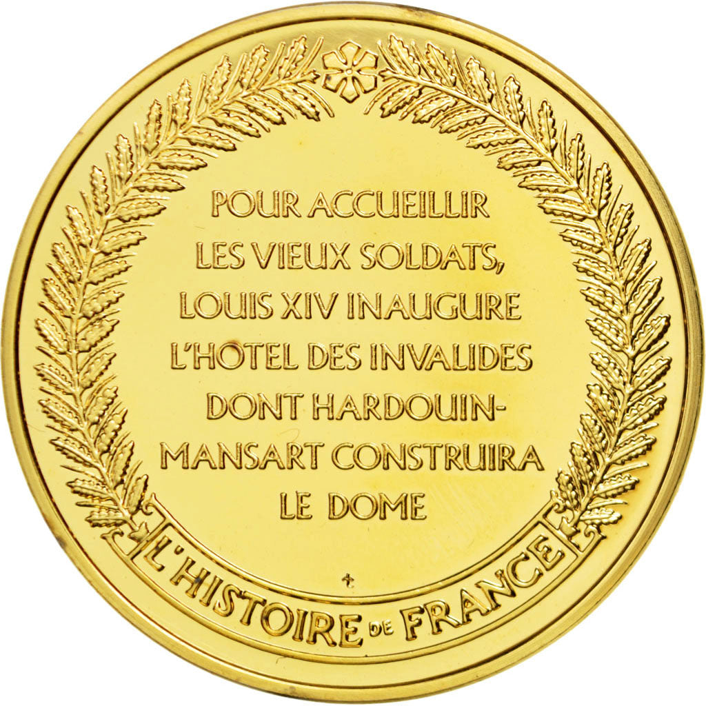 France, Medal, Louis XIV, Vermeil, MS(60-62)