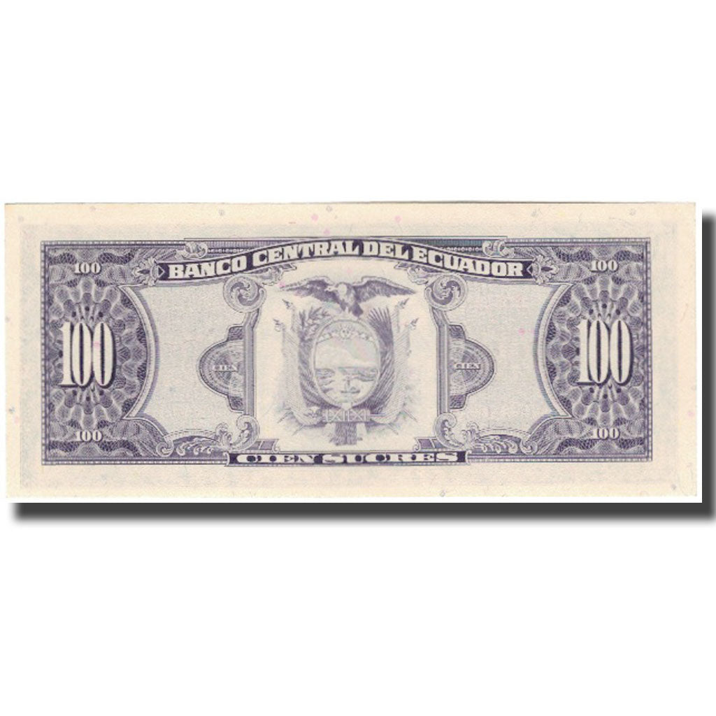 Banconote, Ecuador, 100 Sucres, 1988-06-08, KM:123Aa, FDS
