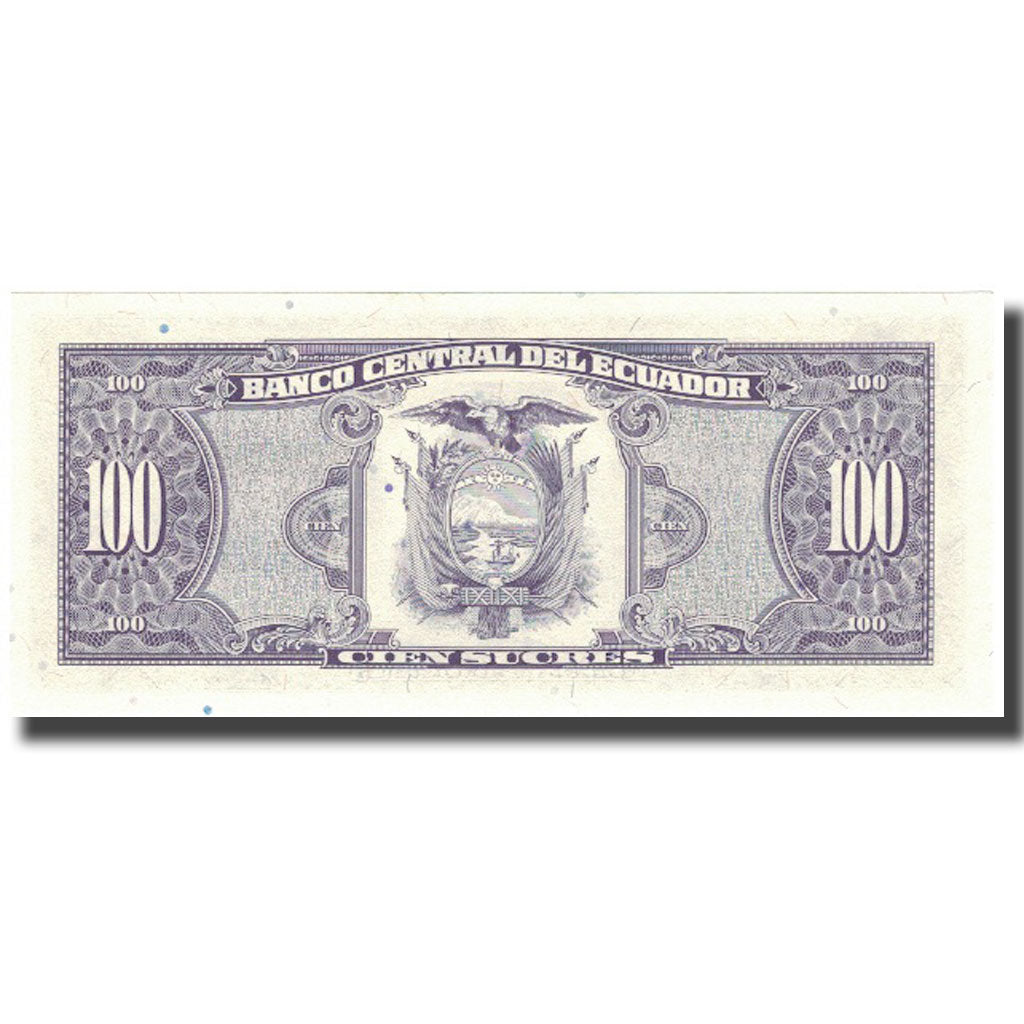 Billet, Équateur, 100 Sucres, 1993-08-20, KM:123Ab, NEUF