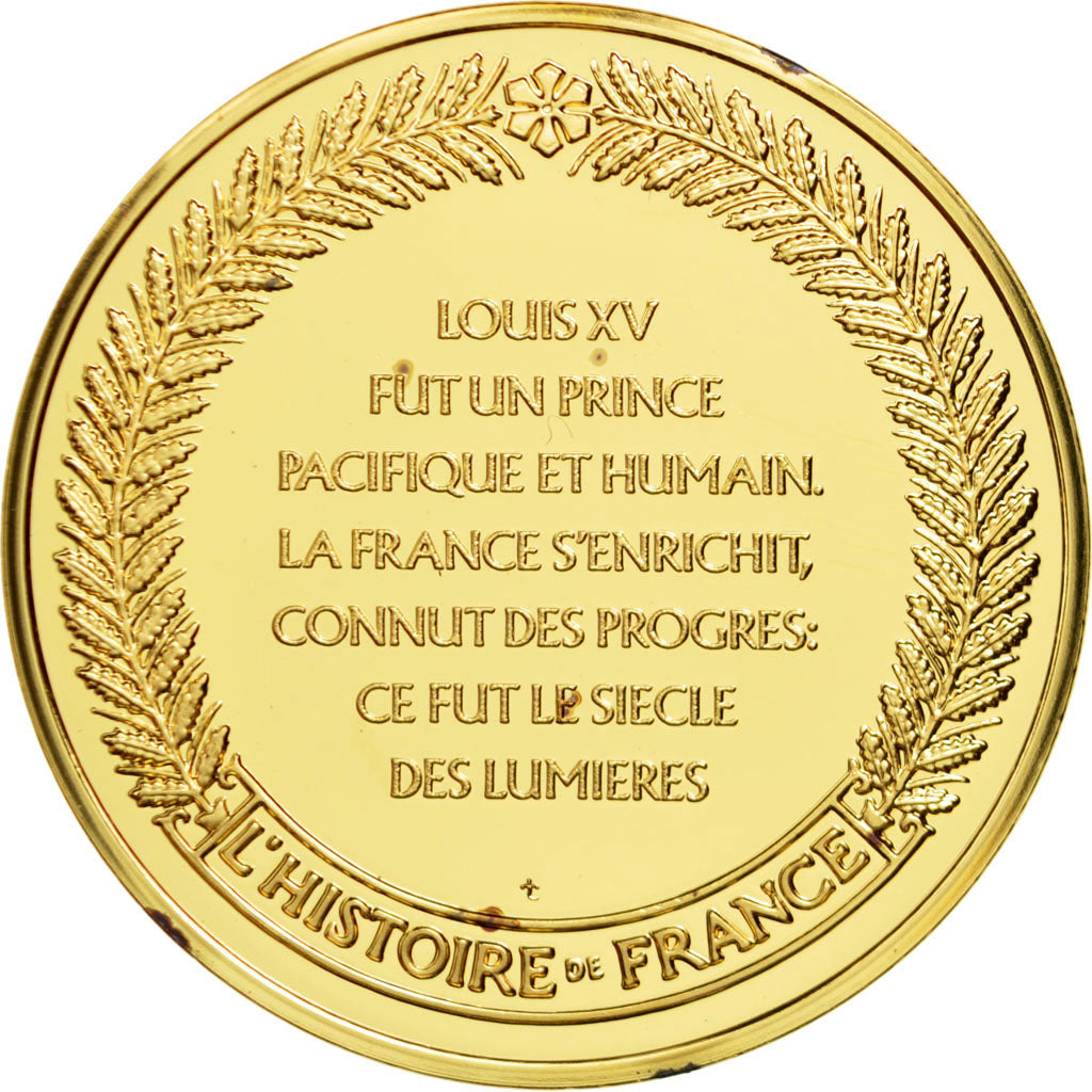 France, Medal, Louis XV, Vermeil, MS(60-62)