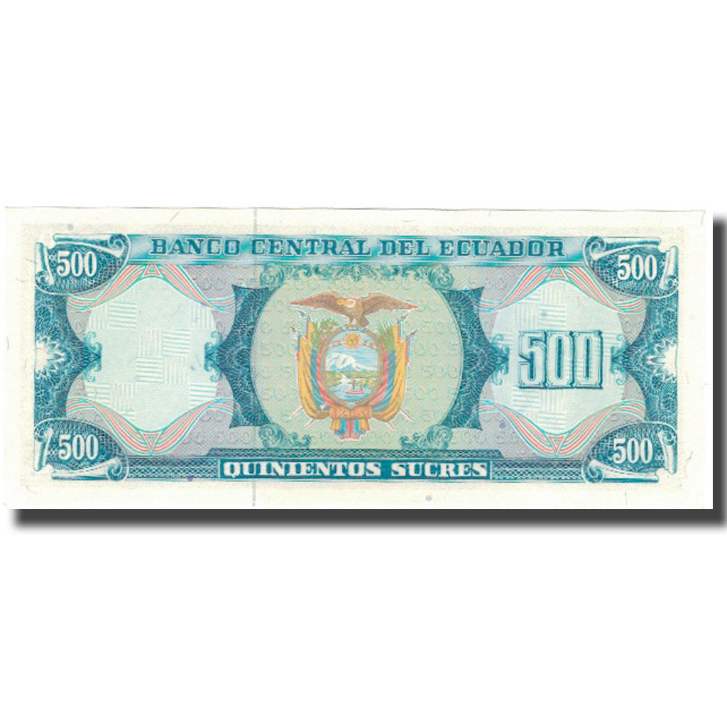 Banconote, Ecuador, 500 Sucres, 1988-06-08, KM:124Aa, FDS