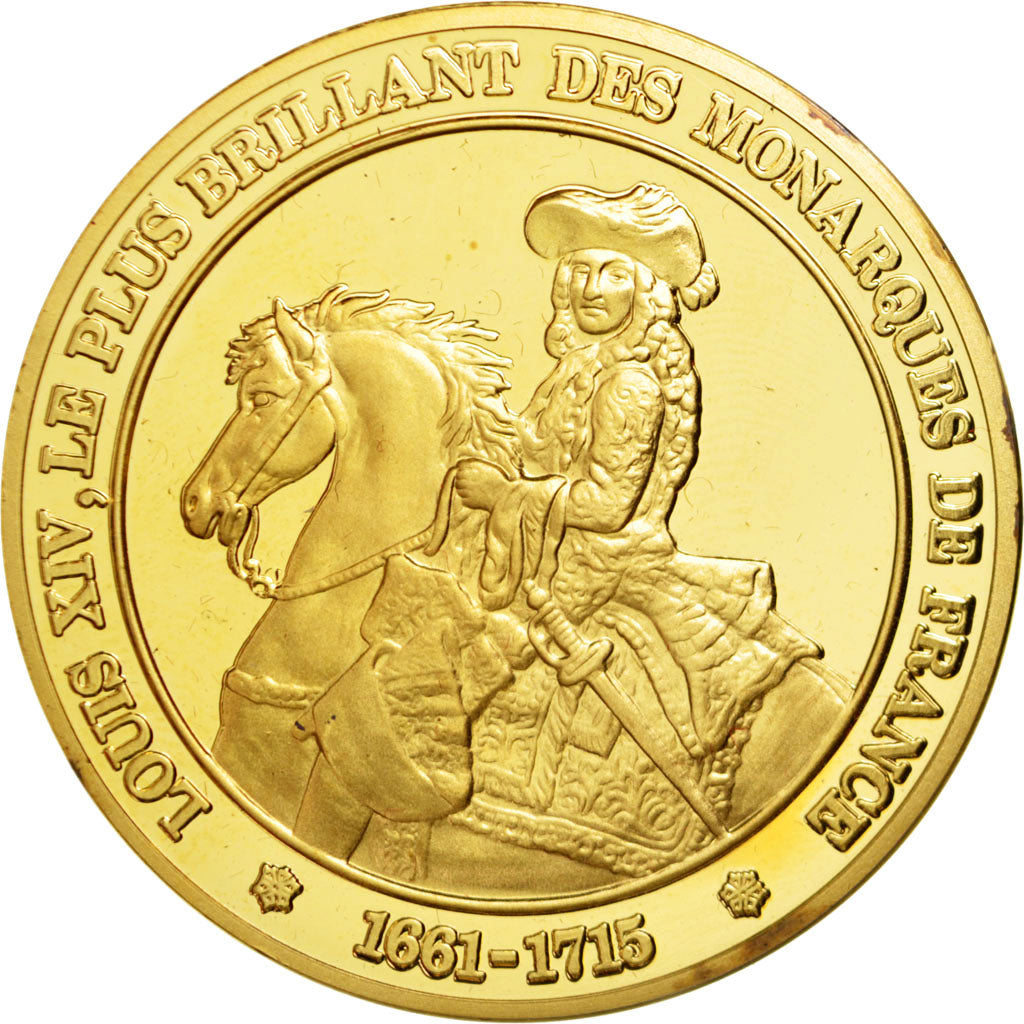 France, Medal, Louis XIV, Vermeil, MS(60-62)