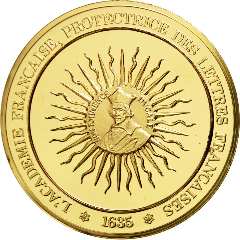 Francia, medalla, Louis XIII, Oro vermeil, EBC+