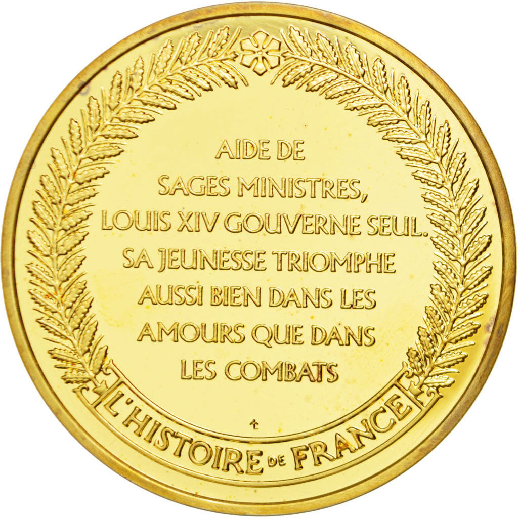 France, Medal, Louis XIV, Vermeil, MS(60-62)
