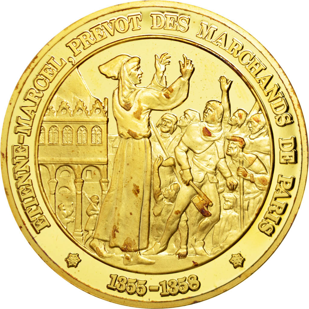 France, Medal, Jean II, Vermeil, MS(60-62)