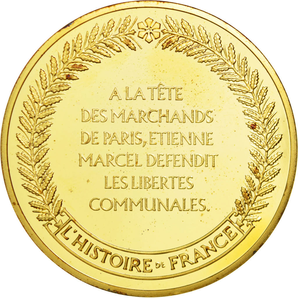 France, Medal, Jean II, Vermeil, MS(60-62)