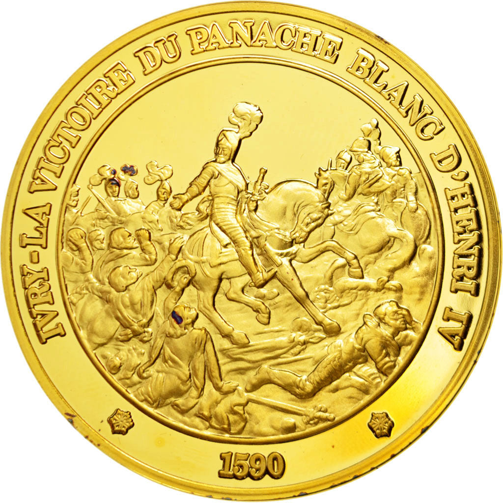 France, Medal, Henry IV, Vermeil, MS(60-62)