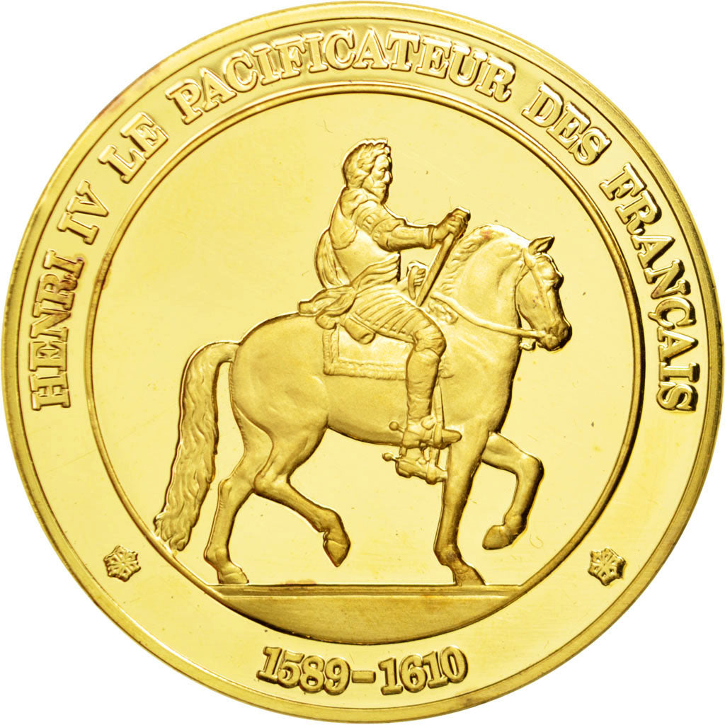 France, Medal, Henry IV, Vermeil, MS(60-62)