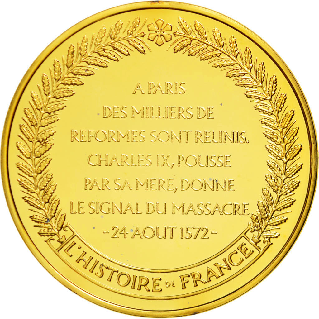 France, Medal, Charles IX, Vermeil, MS(60-62)