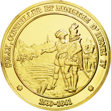 France, Medal, Henry IV, Vermeil, MS(60-62)
