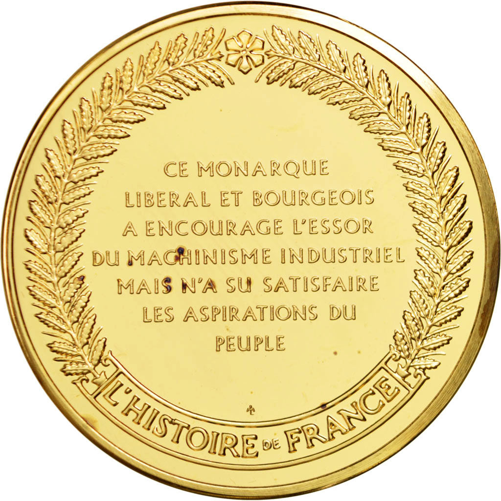 France, Medal, Louis Philippe I, Vermeil, MS(60-62)