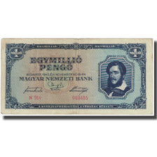 Banknot, Węgry, 1,000,000 Pengö, 1945, KM:122, EF(40-45)