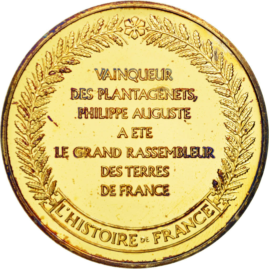 Francja, medal, Filip August, Vermeil, MS(60-62)