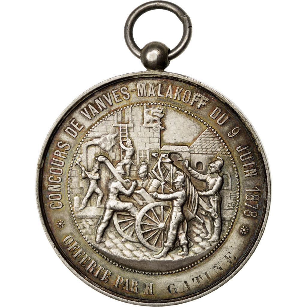 France, Médaille, French Third Republic, 1878, Argent, SUP