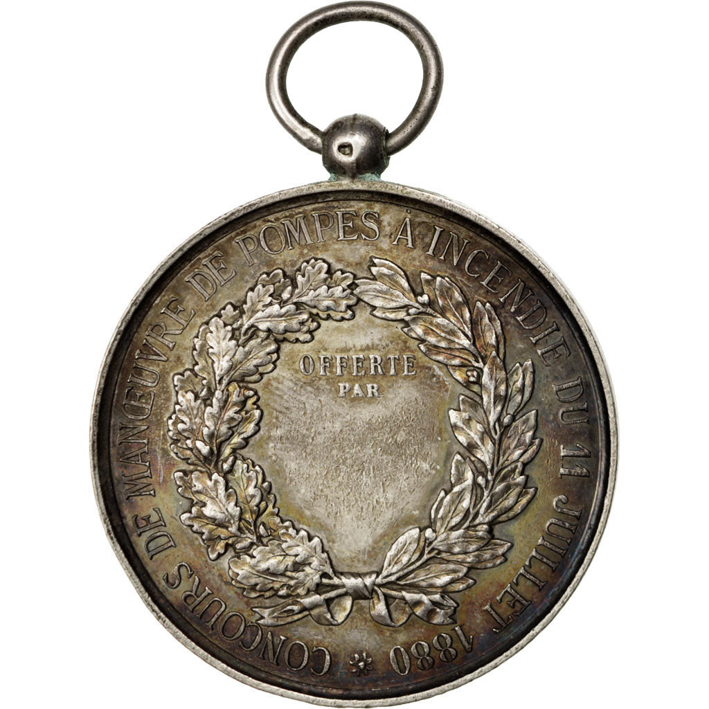 Francia, medaglia, French Third Republic, 1880, Argento, SPL-