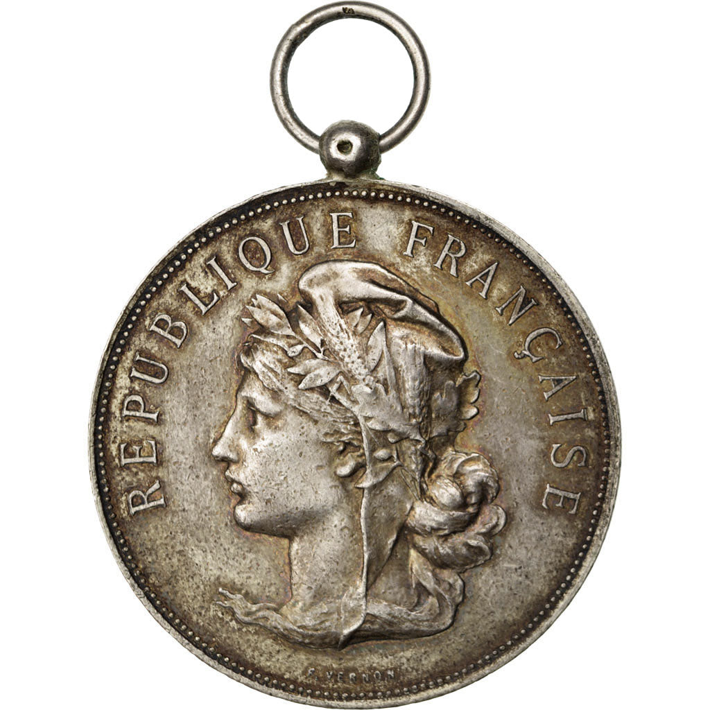 France, Médaille, French Third Republic, 1890, Argent, Vernon, TTB+