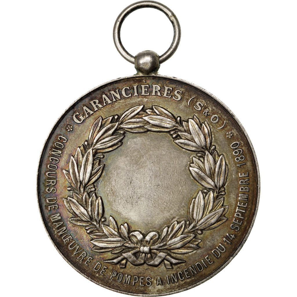 France, Médaille, French Third Republic, 1890, Argent, Vernon, TTB+