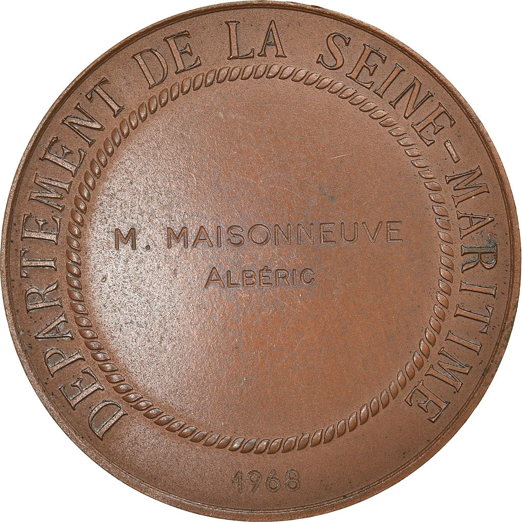 France, Médaille, Marianne, Département de la Seine Maritime, Politics