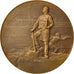 France, Médaille, Compagnie des Mines d'Anzin, 1907, Bronze, TTB+