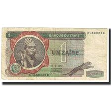 Billet, Zaïre, 1 Zaïre, 1972, 1972-03-15, KM:18a, TB+