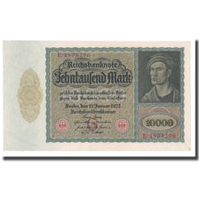 Banknote, Germany, 10,000 Mark, 1922, 1922-01-19, KM:70, AU(55-58)