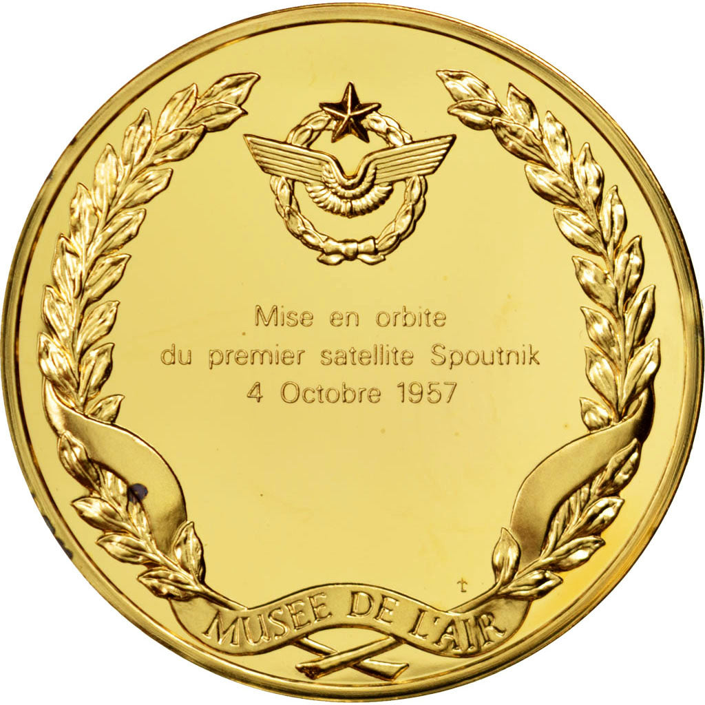 França, medalha, Quarta República Francesa, Vermeil, MS(60-62)