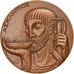 Francia, medalla, Esculape, "Dieu de la Médecine", Medicine, 1986, Baron, SC
