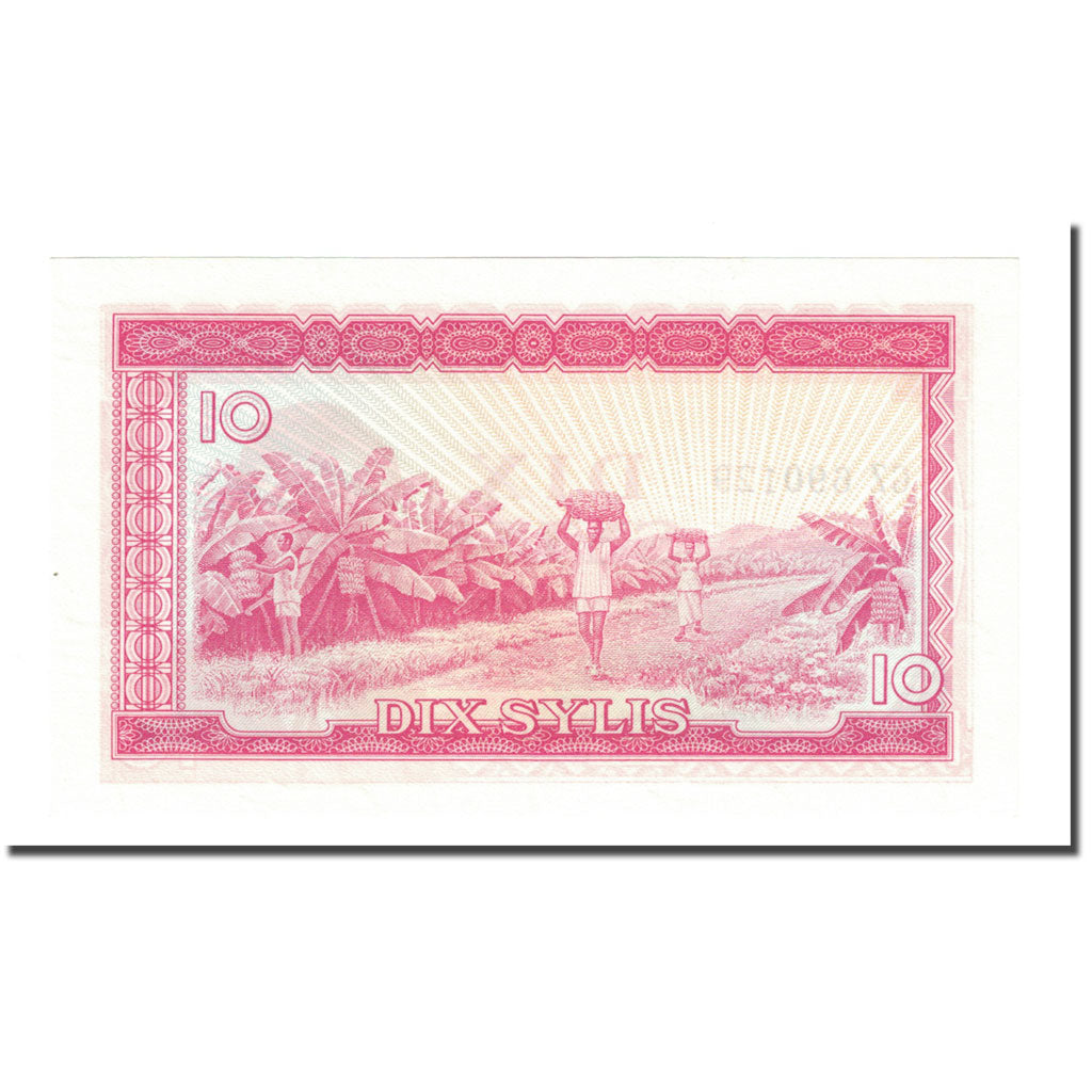 Banknote, Guinea, 10 Sylis, 1960, 1960-03-01, KM:23a, UNC(63)