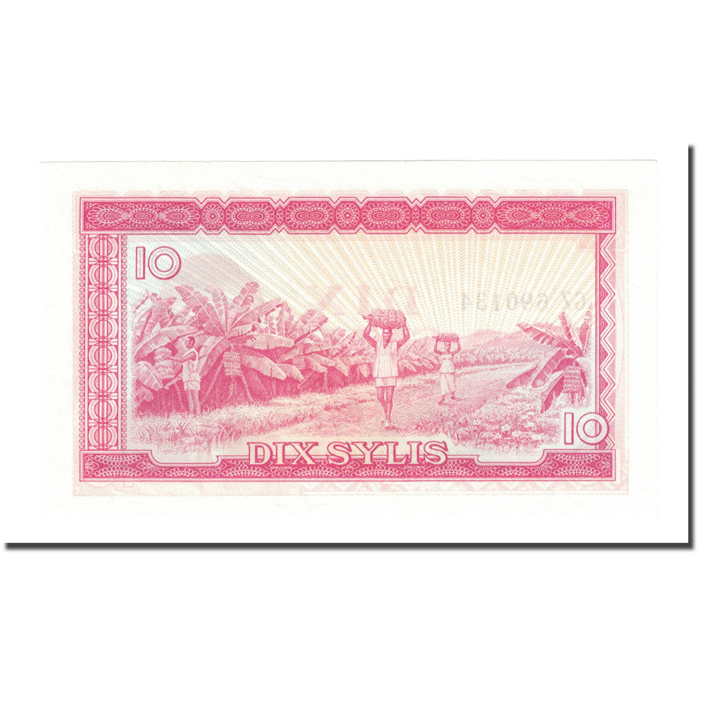 Banknote, Guinea, 10 Sylis, 1960, 1960-03-01, KM:23a, UNC(63)