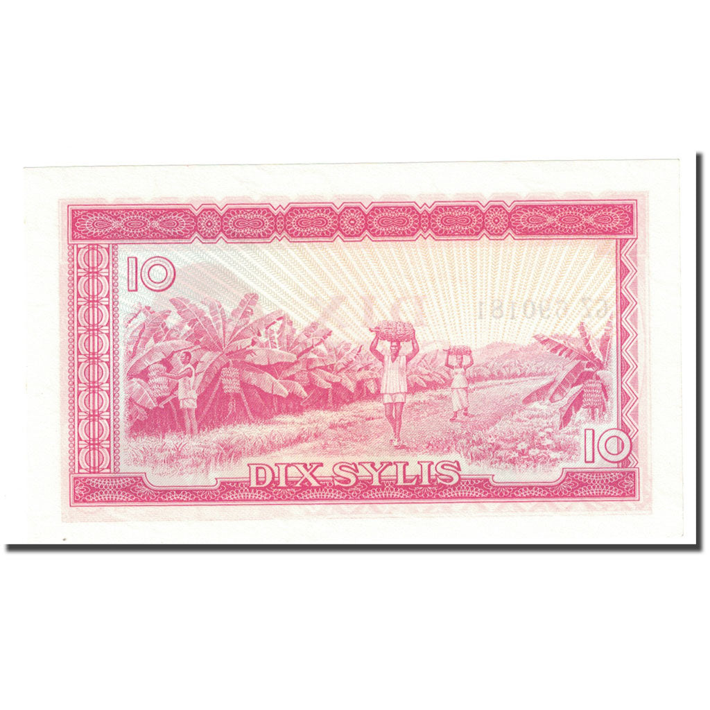 Geldschein, Guinea, 10 Sylis, 1960, 1960-03-01, KM:23a, UNZ-