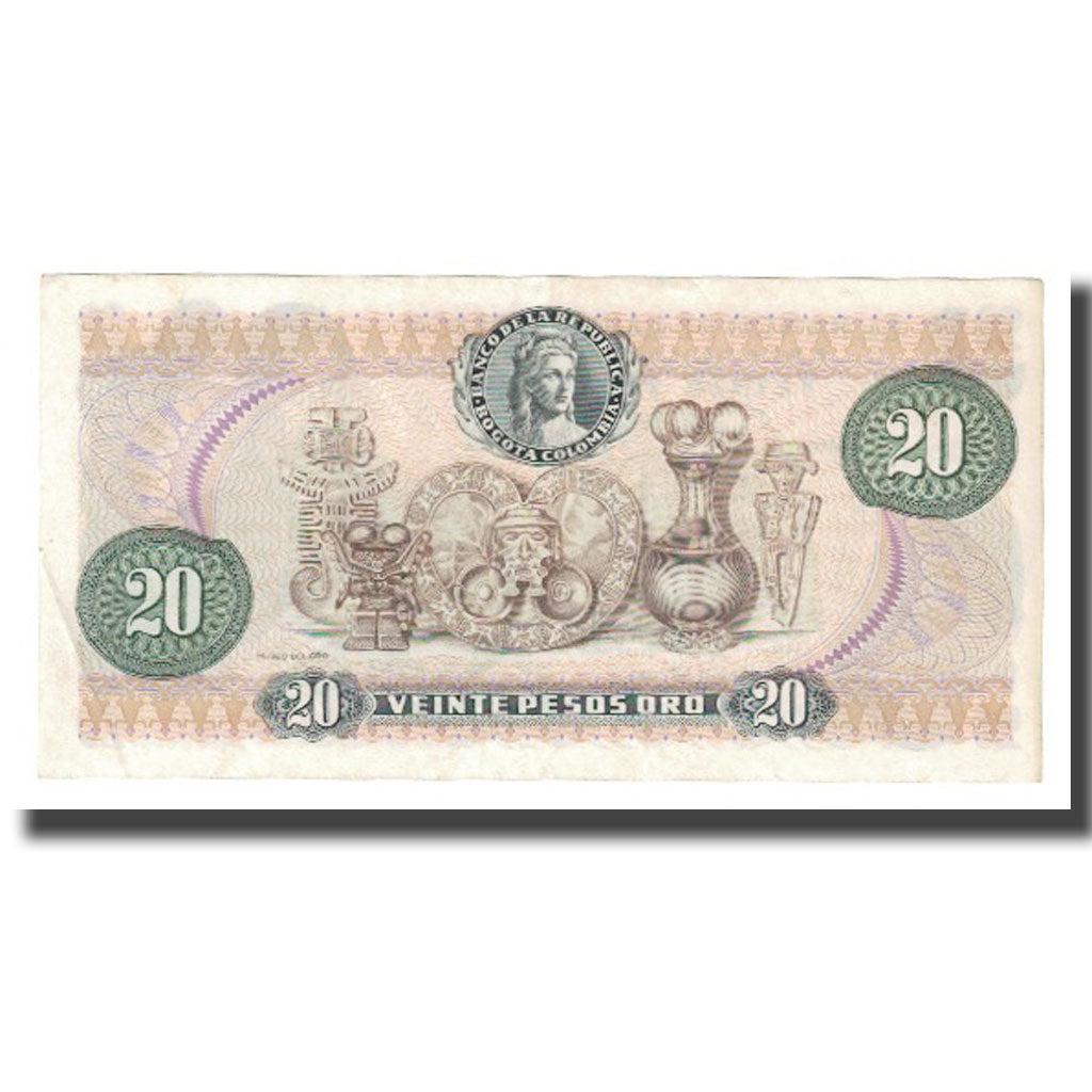 Banknote, Colombia, 20 Pesos Oro, 1981, 1981-01-01, KM:409d, UNC(63)