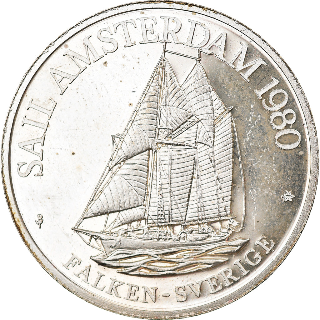 Belgium, Medal, 1980, Silver, MS(60-62)
