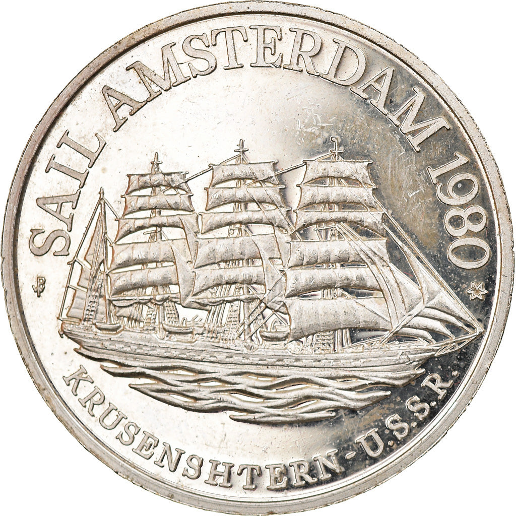 Belgium, Medal, 1980, Silver, MS(60-62)