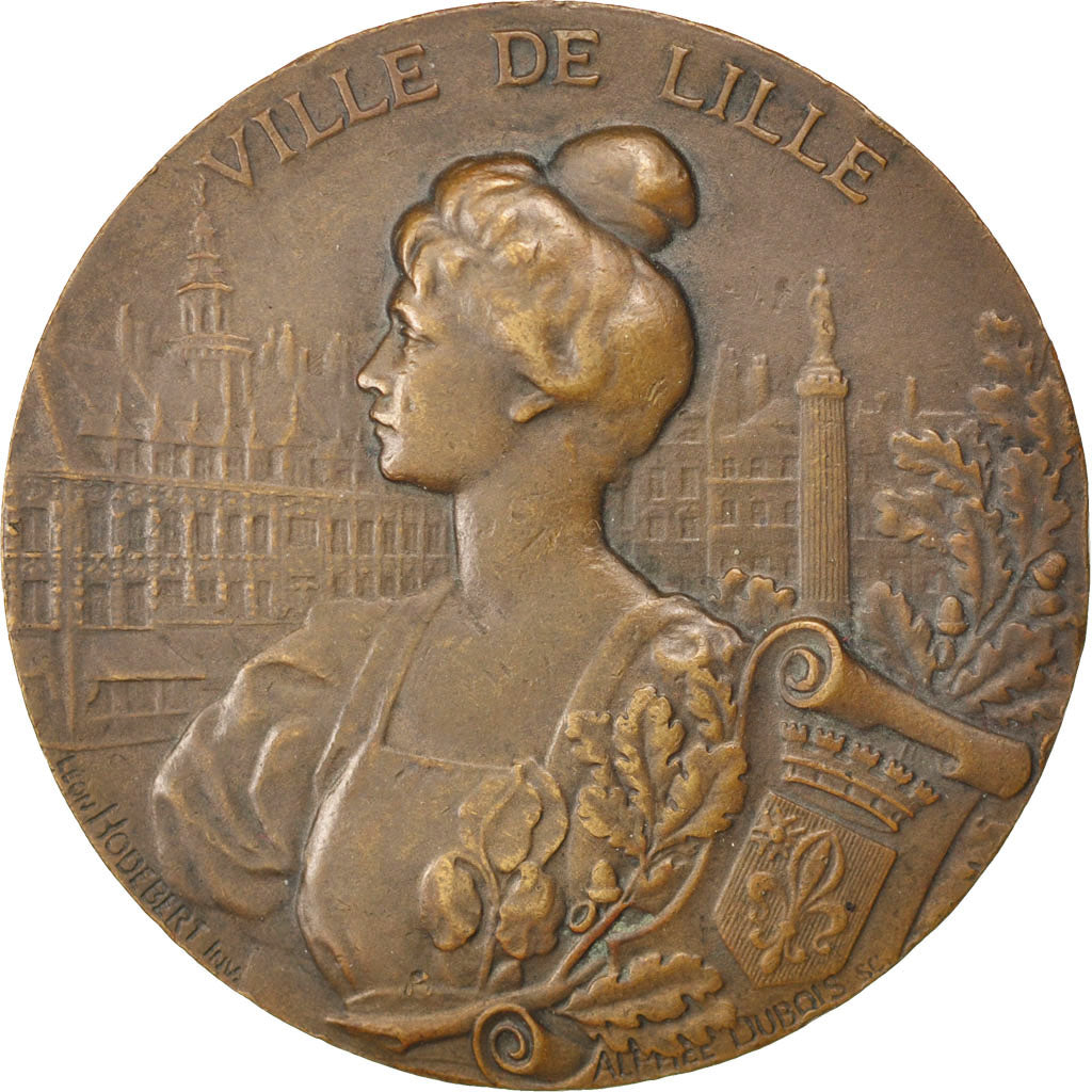 France, Medal, French Third Republic, Bronze, Dubois.A, AU(55-58)