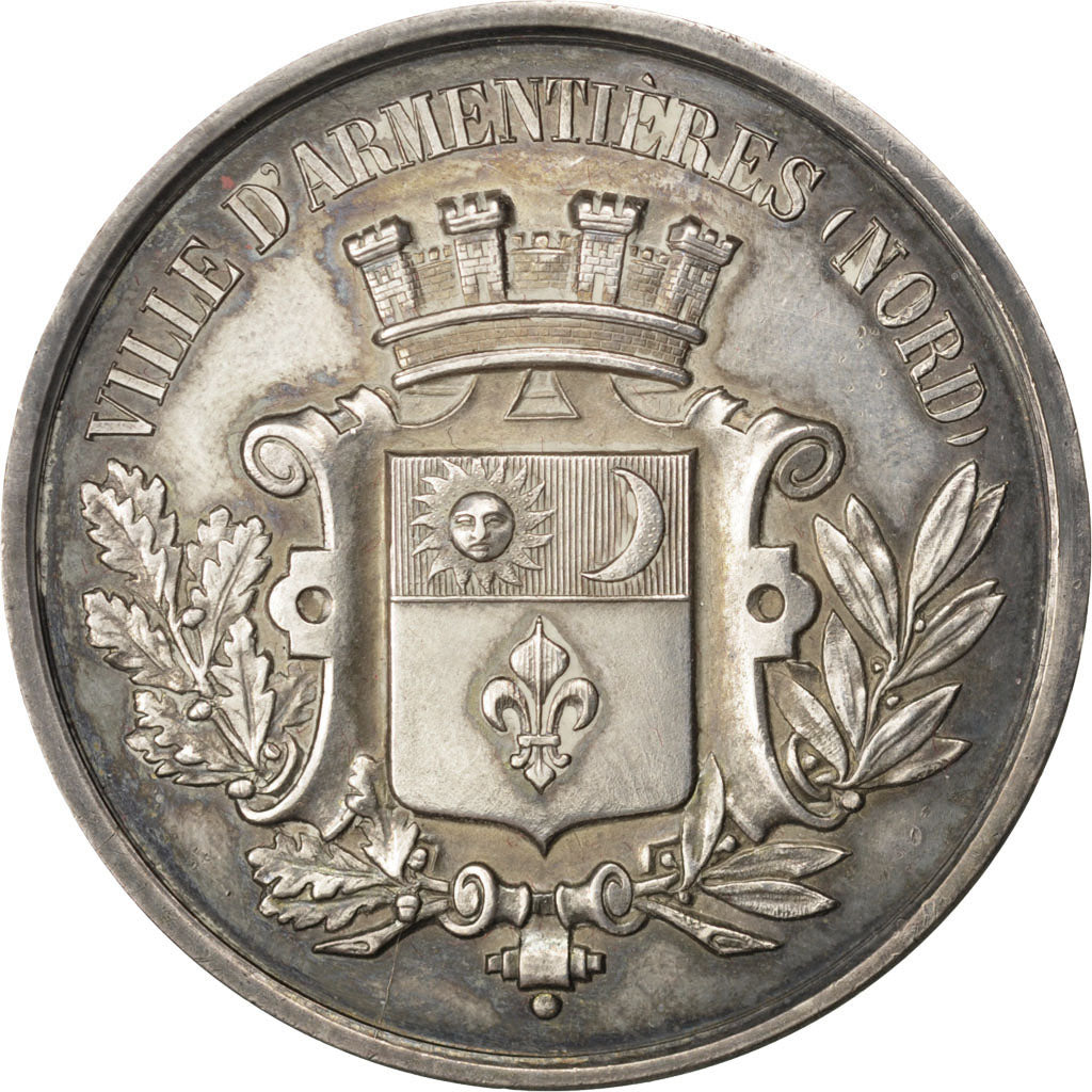 France, Medal, French Third Republic, Silver, AU(55-58)