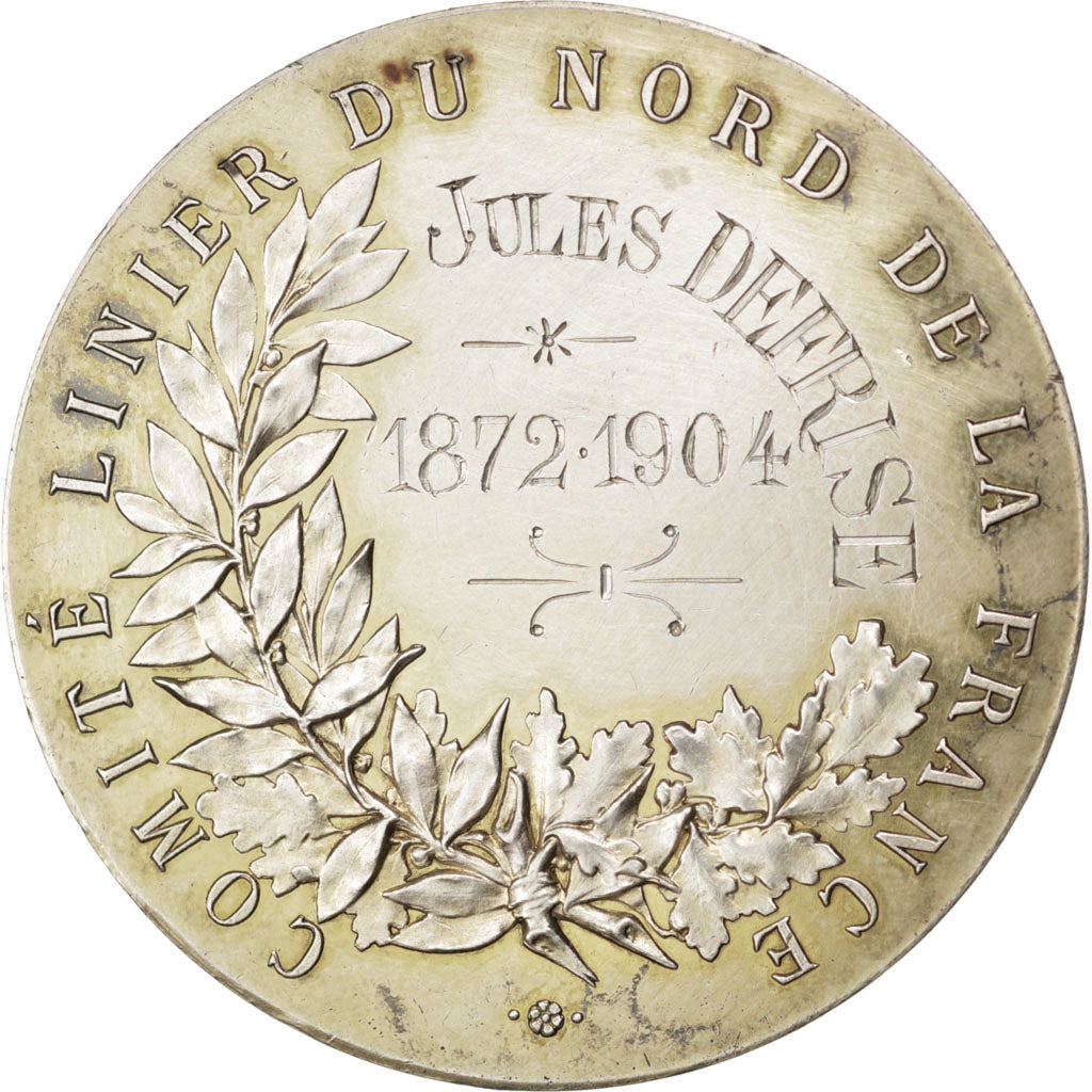 Francia, medaglia, French Third Republic, 1904, Vermeil, SPL-