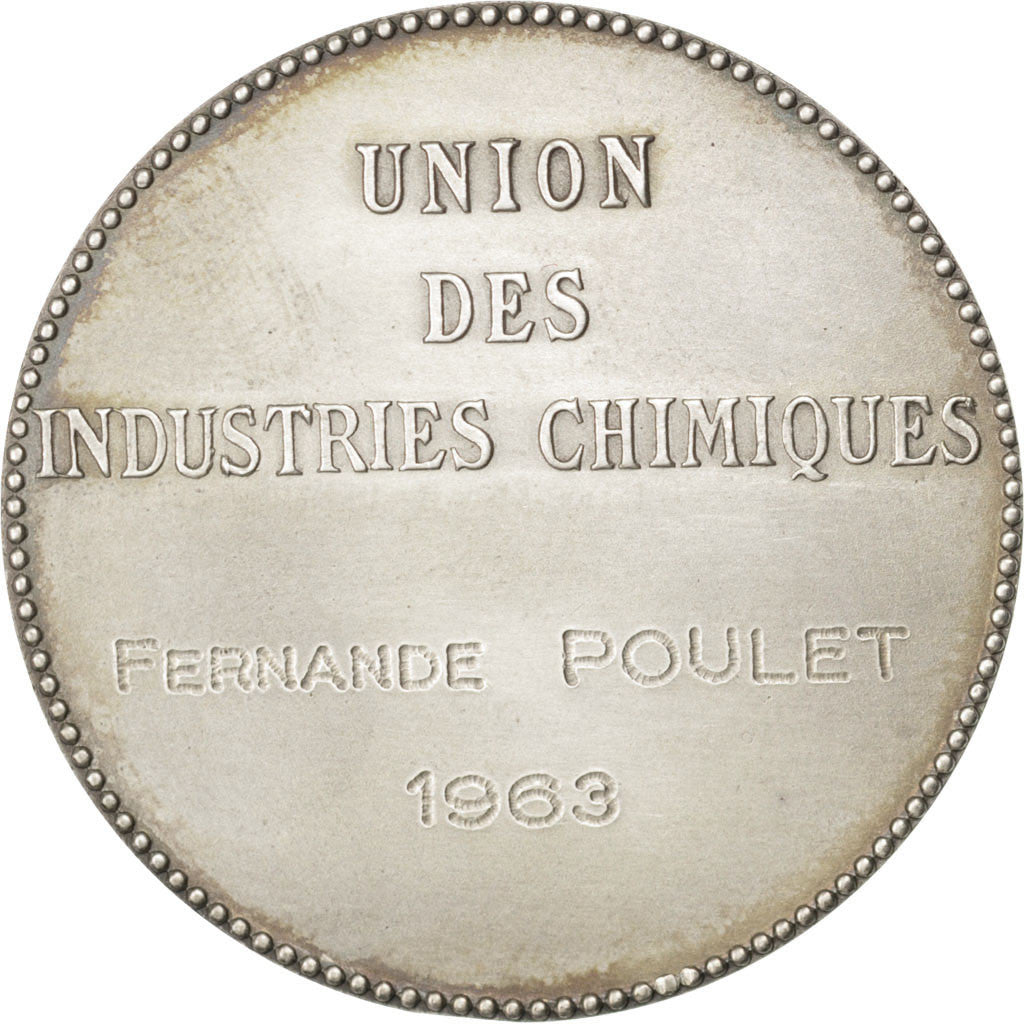 France, Medal, French Fifth Republic, 1963, Silver, MS(60-62)