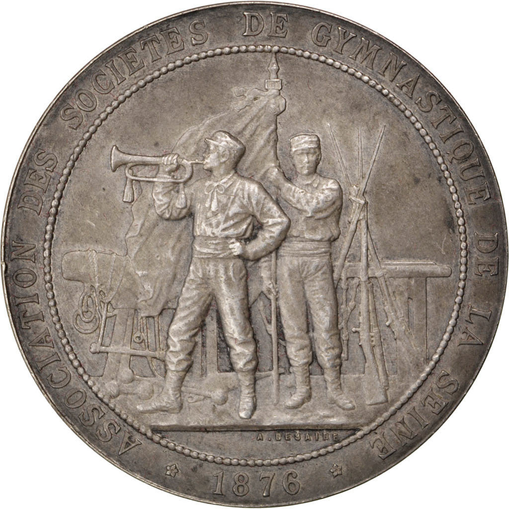 France, Médaille, French Third Republic, 1907, Argent, Desaide, TTB+