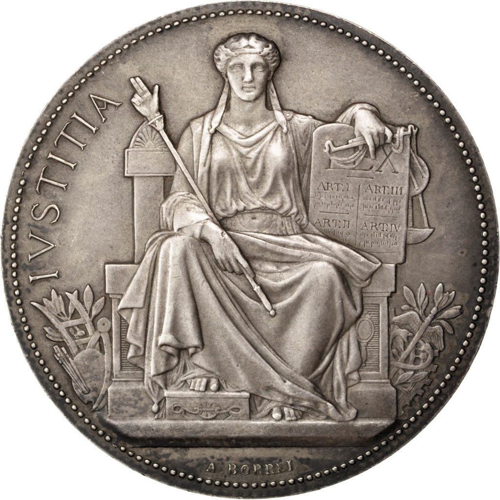 Francia, medalla, French Third Republic, 1929, Plata, Borrel, EBC