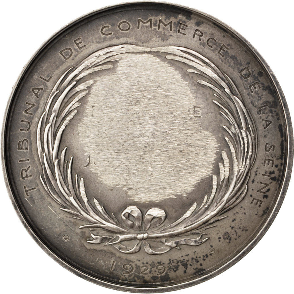 Francia, medalla, French Third Republic, 1929, Plata, Borrel, EBC