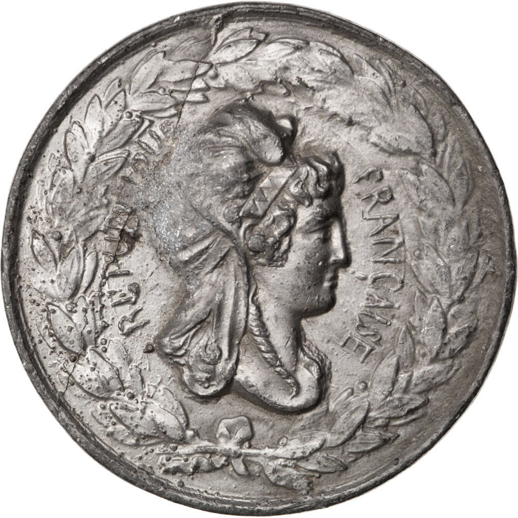 France, Medal, French Third Republic, 1871, Tin, EF(40-45)