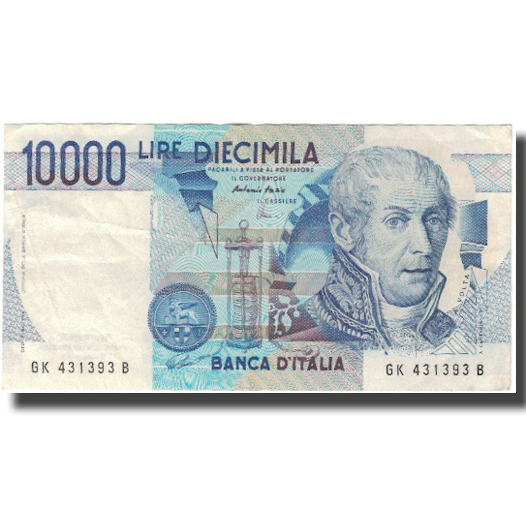 Banknote, Italy, 10,000 Lire, 1984, 1984-09-03, KM:112d, AU(55-58)