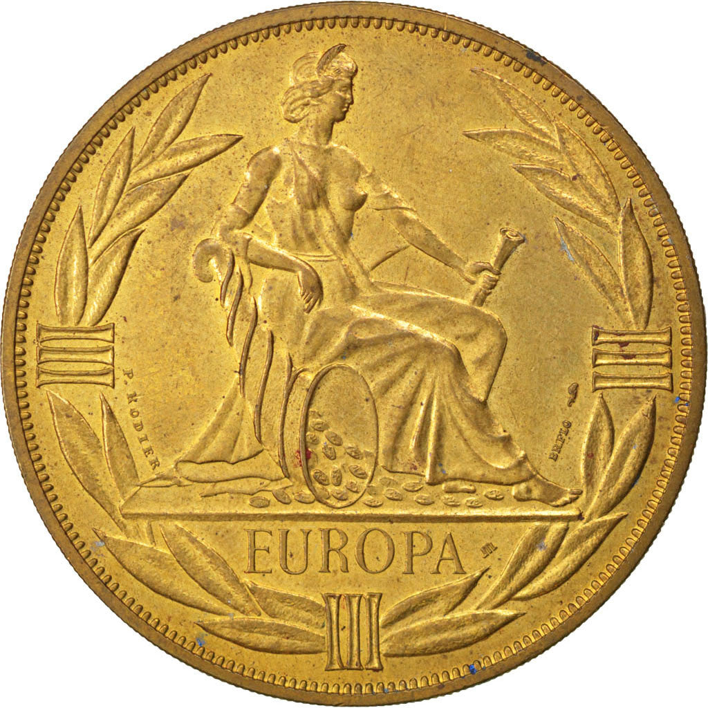 France, Médaille, French Fifth Republic, 1980, Bronze, Rodier, TTB+