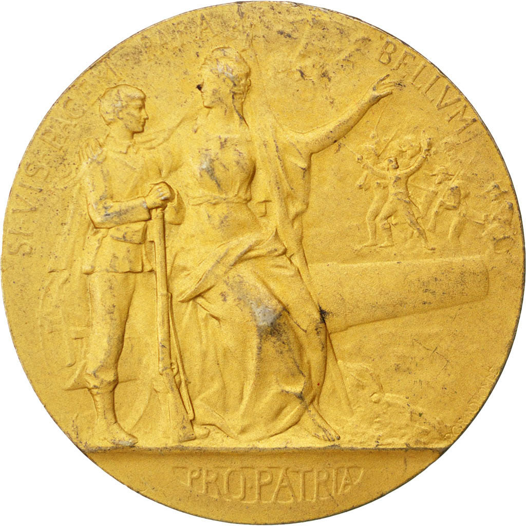 France, Medal, French Third Republic, Vermeil, Grandhomme, AU(50-53)